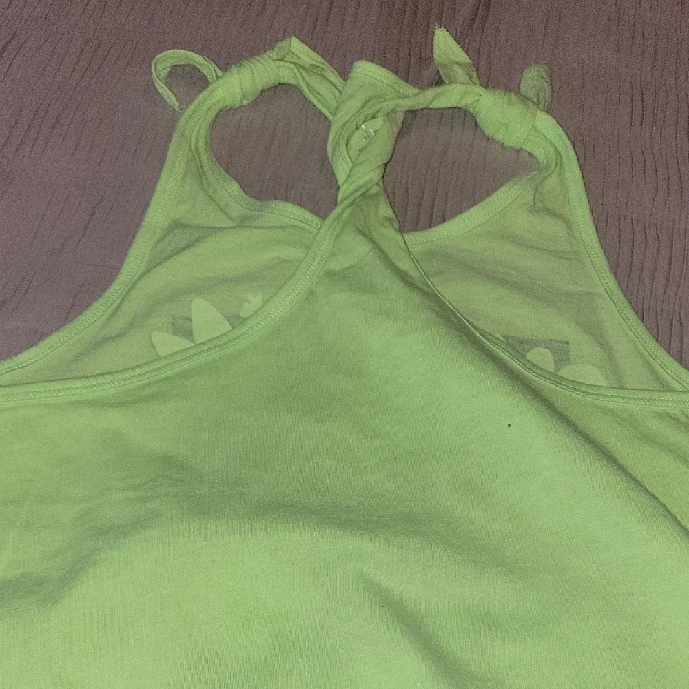 Justice Neon Green Floral Tank Top